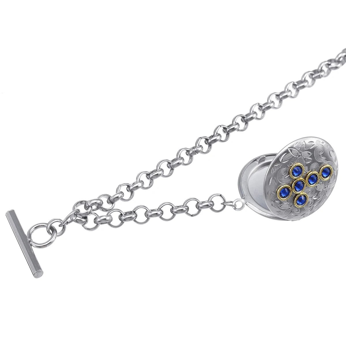 Retro Vintage Alloy Single/double Albert Pocket Watch Holder Chain