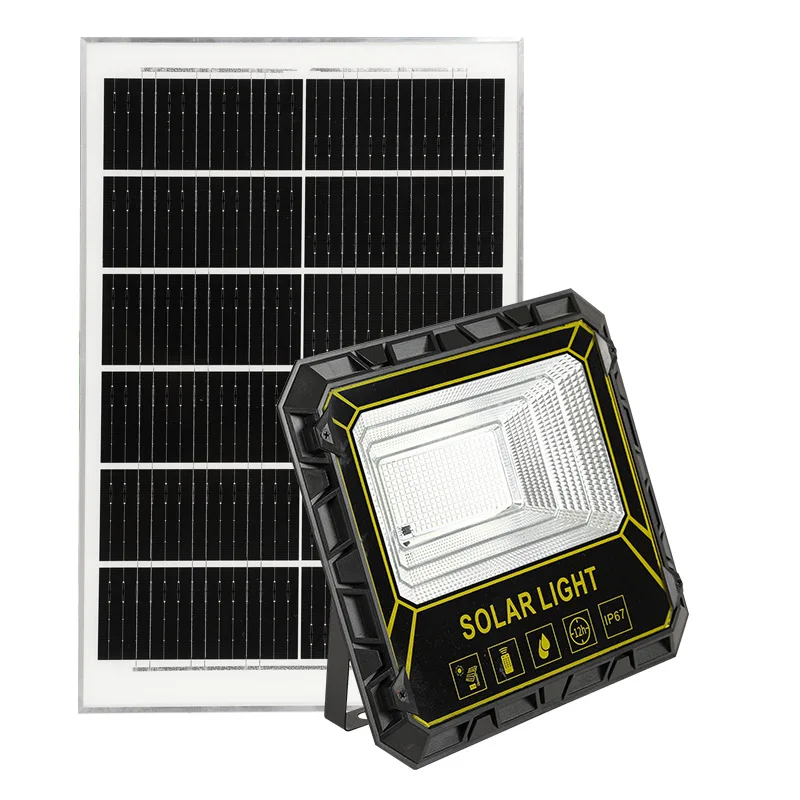 Factory Low price IP67 Waterproof 100W 200W 300W 400W Solar Floodlight Outdoor waterproof Football field outdoor lighting