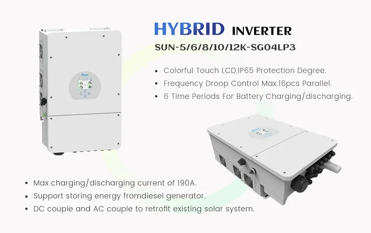 Deye Sun K Sg Lp Eu Hybrid Inverter Kw Kw Kw Phase Electric