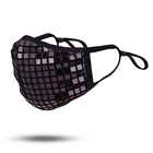 Sex Mask Wholesale Ins Popular Winter Warm Washable Fashion Sex Women Luxury Rhinestone Party Mask