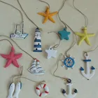 Sea Mediterranean Sea Style Resin Small Pendant Fishnet Decoration Accessories