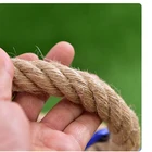 Strong String 8/10/12mm Diameter 50m Thick Strong Twisted Natural 100% Jute Burlap String Rope