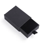 Square Box Wholesale Large Square Black Drawer Packing Cardboard Jewelry Simple Style Bracelet Box
