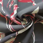 Textile Floral New Fabric Custom Textile New Style 128gsm Woven 100% Floral Crepe Printed Polyester Fabric