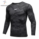 Fit Men Quick Dry High Elastic Slim Fit Long-Sleeved Running T-Shirt