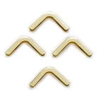 For Bag Metal Corner Protector Custom Metal Or Copper Sides Corner Protectors For Furniture Or Bag