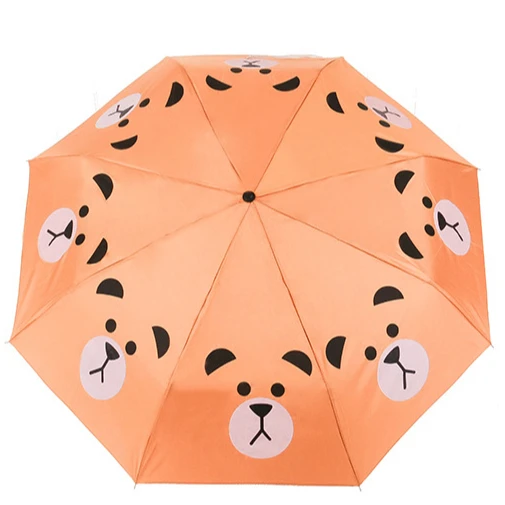 Women Compact Rain Paraguas Parapluie Sombrillas UV  Folding Promotional gift custom print cheap small Umbrella with logo
