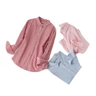 Women Blouse For Hot Spring Casual Stripe Women Shirt Formal Long Sleeve Blouse For Ladies