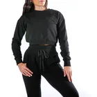 Color Sweatshirt Wholesale Multi Color Sweatshirt Women Workout Gym Active Wear Customized Sweatshirt For Running