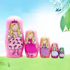 Diy Doll Classic Russian Five-story Furniture Diy Wooden Matryoshka Doll Toy Toy Organizer Wood