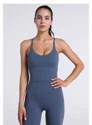 2023 New arrival women solid color yoga set with seamless lulu lemon leggings