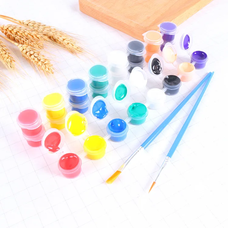 Children's Acrylic Paint Set Kindergarten Diy Graffiti Paint 2ml8