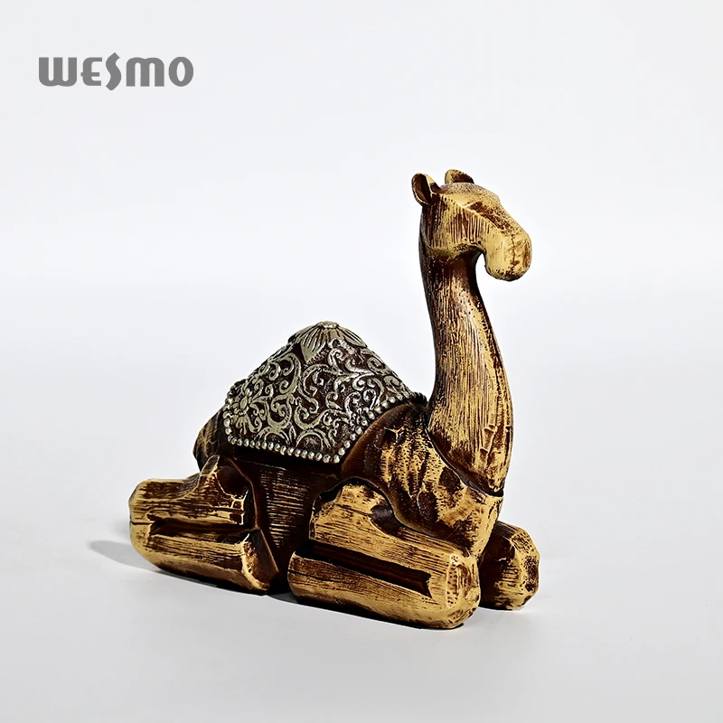 Nordic Retro Animal Statue Abstract Animal Decor Gifts Resin Camel Statue Table Sesktop Decor For Home