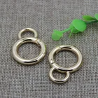 Handbag Spring Factory High Quality 21mm Gold Color Handbag Purse Shoulder Round Spring Snap Hook