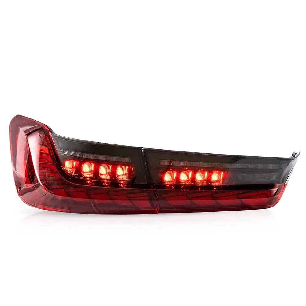 product modified dragon scale style led taillight tail light for bmw 3 series g20 320i 2019 taillight assembly g80 lci rear lights-4
