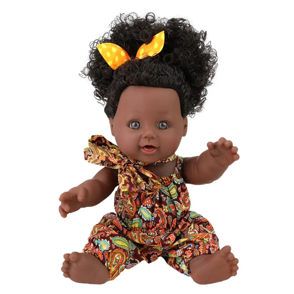 hot sale doll toy girl african wax print design