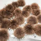 Fur Real SF0260 Wholesale Fluffy Large Raccoon Fur Pom Poms/ Real Fur Balls
