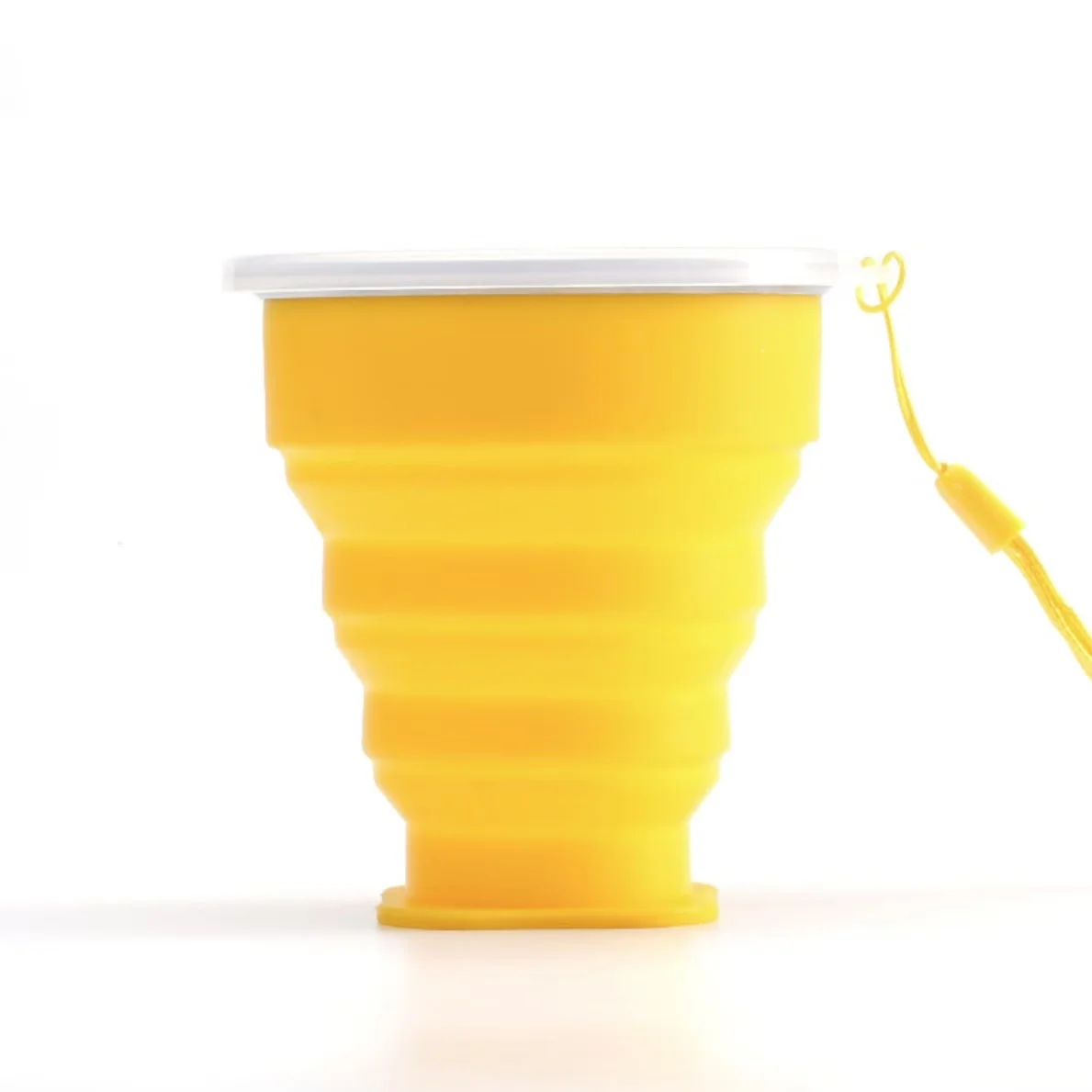 Portable Collapsible Silicone Travel Water Bottle Custom Reusable Foldable Drinking Cup Camping Office Tea Tea Cups Saucers factory