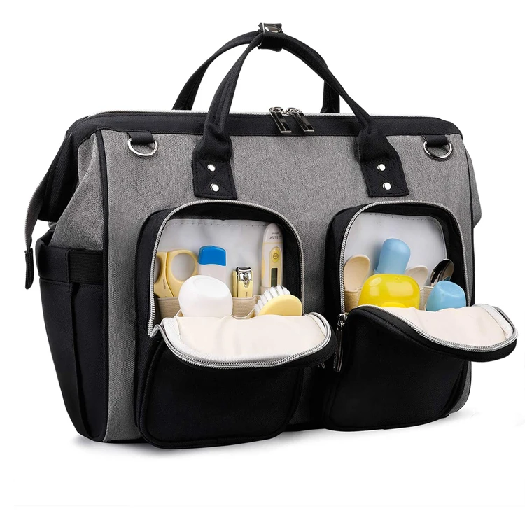 changing bag with pram clips