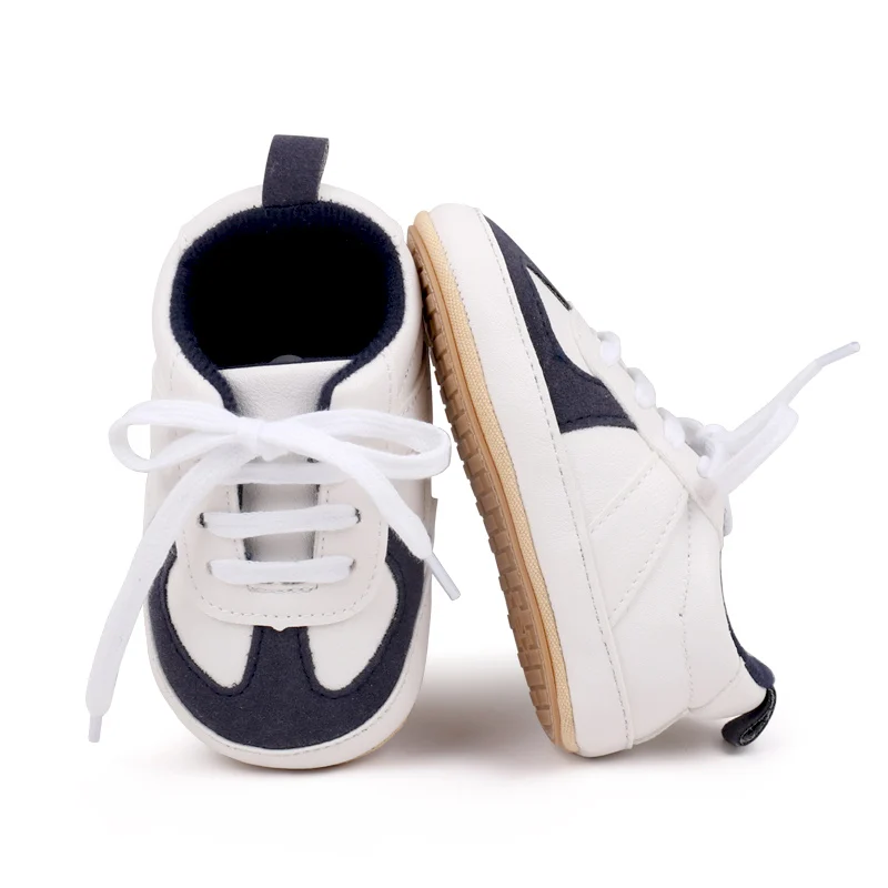 High Quality Lightweight Court Sneakers Anti-Slippery Prewalker Toddler Baby Shoes for Boys Hot Selling Design for Spring Autumn factory
