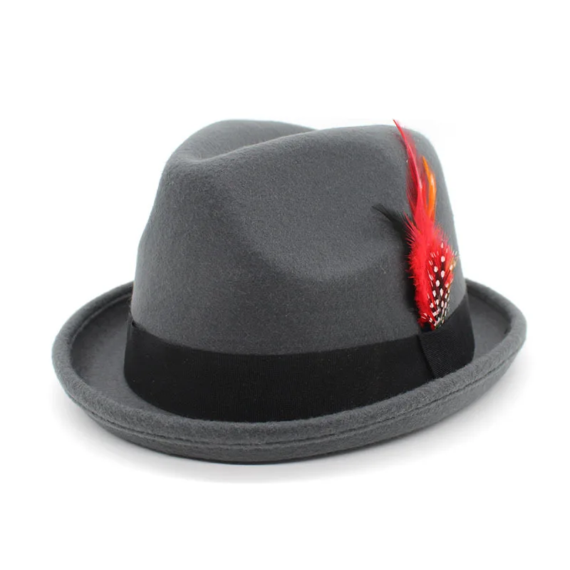 2023 fashion Men Bavarian Guy Jazz hat Oktoberfest German Fancy Dress Accessory Beer Festival Feather Top Fedora Hat 1