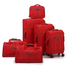 Bags Luggage Soft Travel Bags Duffel Luggage Set Universal Wheel Suitcase 6pcs Design As A Set