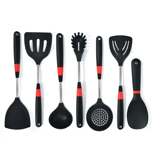 6-piece set Silicone spatula  special high temperature food grade spatula household kitchen utensils set cooking spatula