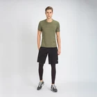 Active Men Custom Logo Sports Running Active Gym Fitness Clothing Apparel Wear Polyester T Shirt