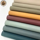 Leather Eco Nappa Grain Fabric Solvent Free Silicone Stain Resistance PU Faux Leather For Sofa Chair Furniture Upholstery