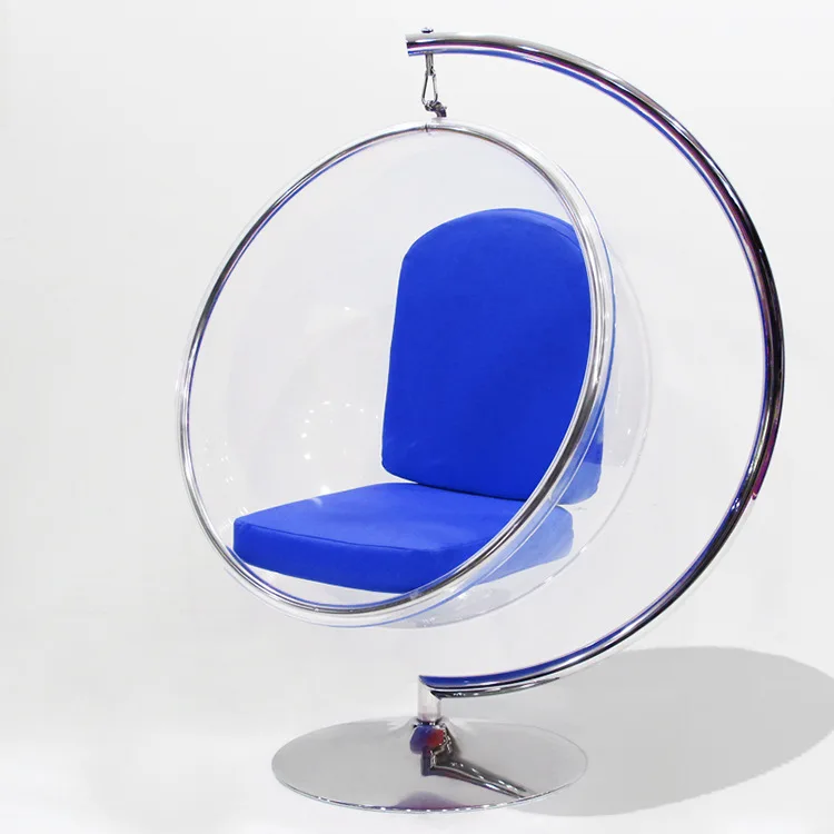 circle clear chair