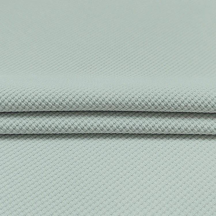 Breathable Solid Activewear Fabrics 82 Nylon 18 Spandex Material Knitted Waffle Fabric for Sale manufacture