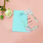 Wedding Custom Color Logo Printed Gift Blank Acrylic Wedding Invitation Card For Wedding