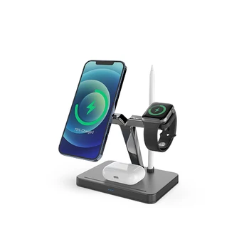 dropshipping products 2024 UUTEK new products 3 in1 magnetic wireless charger 15W charging station fast wireless charger stand