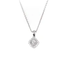 Dream High End Korean Style 18k White Glod Diamond Jewelry Custom Dream Necklace