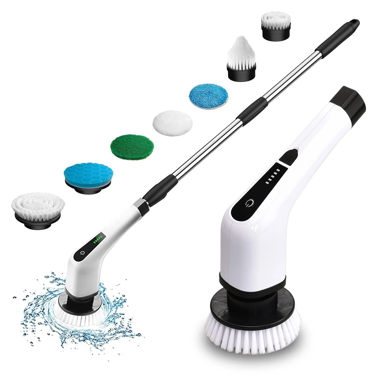 7 In 1 Auto Home Kitchen Bathroom Floor Power Brush Handheld Cordless