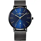 Watch Watches Factory Custom Cheap Mens Wrist Watch Fashion Simple Stainless Steel Mesh Strap Watches