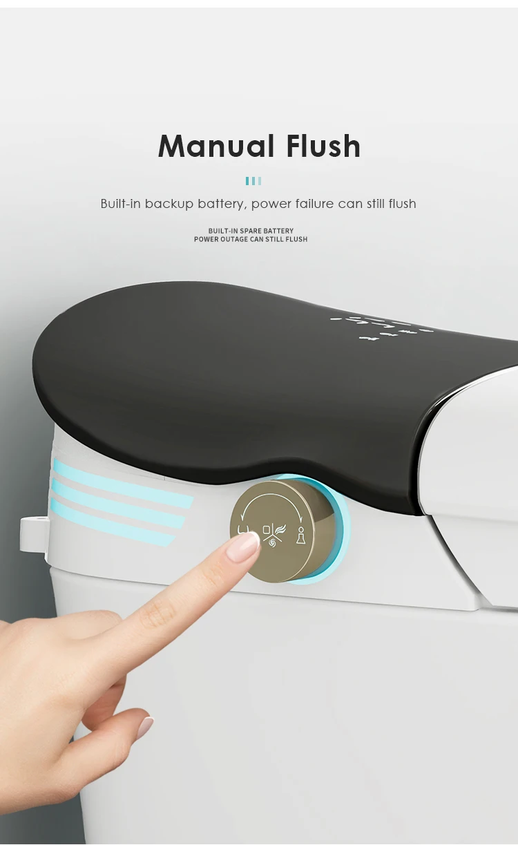 product high end fully automatic operation electric bidet siphonic flush bathroom wc toilet intelligent toilet bowl smart toilet-31