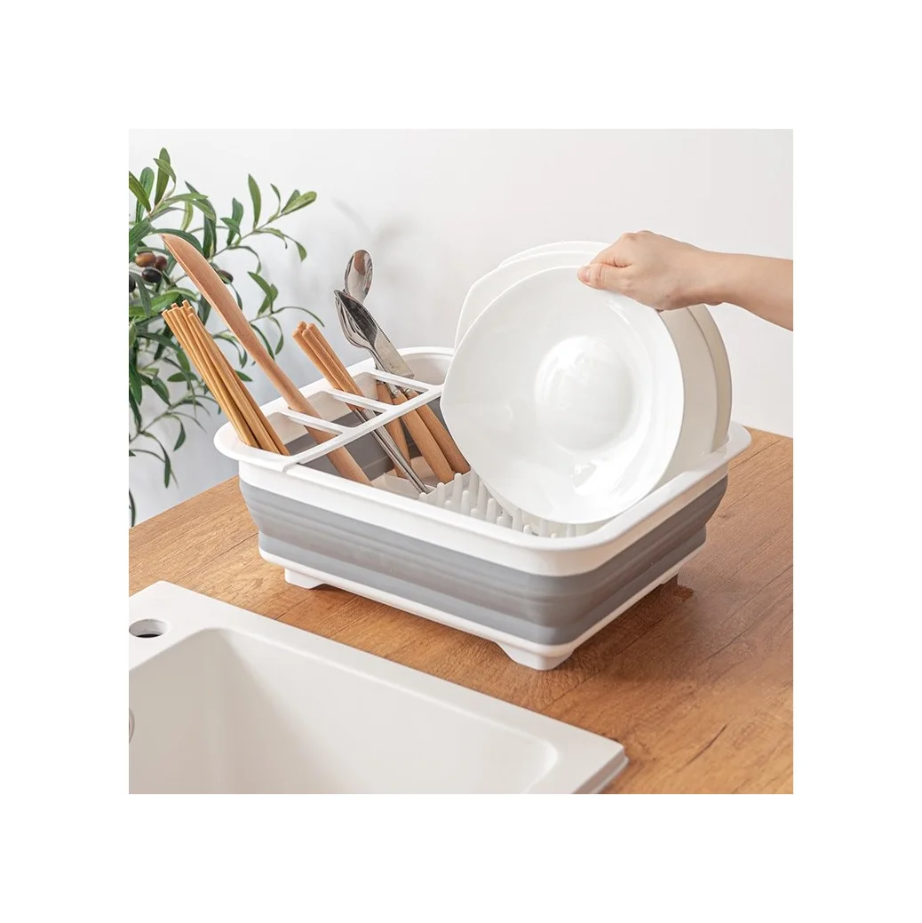 2023 hot sell Kitchen accessories kitchen tools storage holders dish drying rack foldable dish racks storage