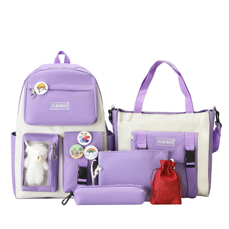 Girls Aesthetic Student Bookbags Pin 