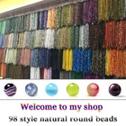 Beads LUYAO 8mm Amazonite Blood Gemstone Loose Beads Stone Natural For Jewelry Making 1 Strand 15"