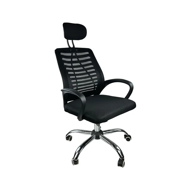 Factory Wholesale Cheap Office Chairs With Headrest High Back Armrest Adjustable Conference Staff Ergonomic Mesh Office Chairs