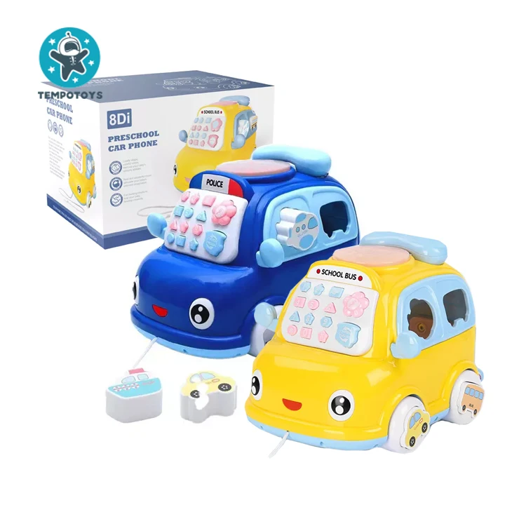 Tempo Toys Funny Plastic Play Game Toy Musical Cartoon Telephone Bus Early  Educational Toys Juguetes - Buy Toys Games,Plastic Toy,Toy Baby Product on  