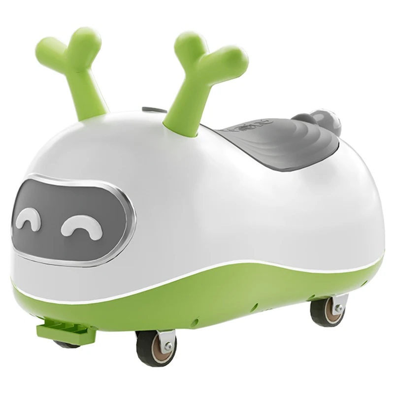 Cute Cartoon Toys Cars Pu 4 Wheels 360 Degree Rotation Children Sliding Ride On Car Baby Wiggle Swing Car For Kids To Drive