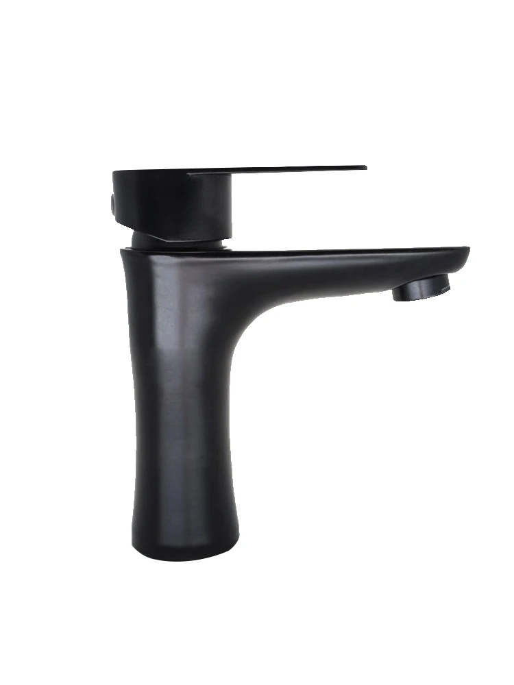 Black Color Stainless Steel Single Hole Faucets
