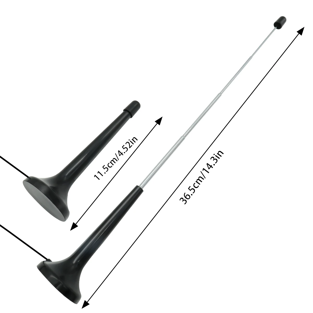 Retractable Pull Rod Fm Radio Uhf Vhf Digital Tv Antenna For