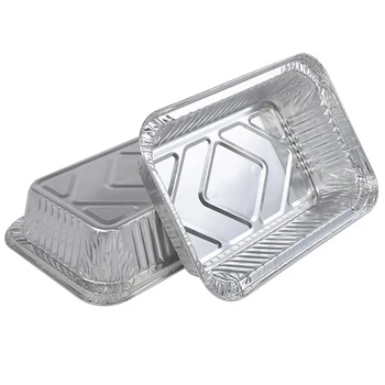 Laixin Middle East Style Disposable Aluminum Foil Take Out 8389 Containers With Lids