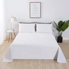 Cotton Flat Bed Sheet Wholesale 1000 Thread Count 100% Egyptian Cotton Flat Bed Sheet Sets