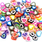 Beads Jewelry Funny Polymer Clay Beads Peach Heart Soft Pottery For Jewelry Making Diy Charms