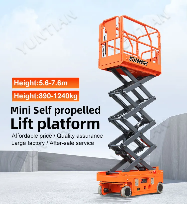 Mobile Self Propelled Scissor Lift Scissor Lifting Platform For Sale