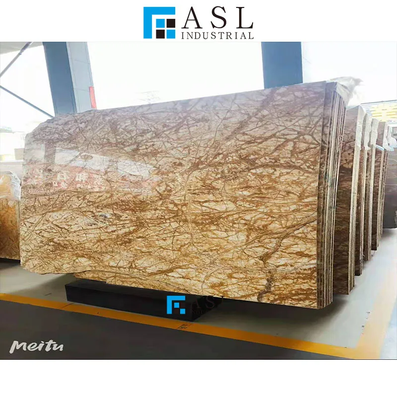 Factory direct low marble prices in dubai empire marble with gold veins marble slabs